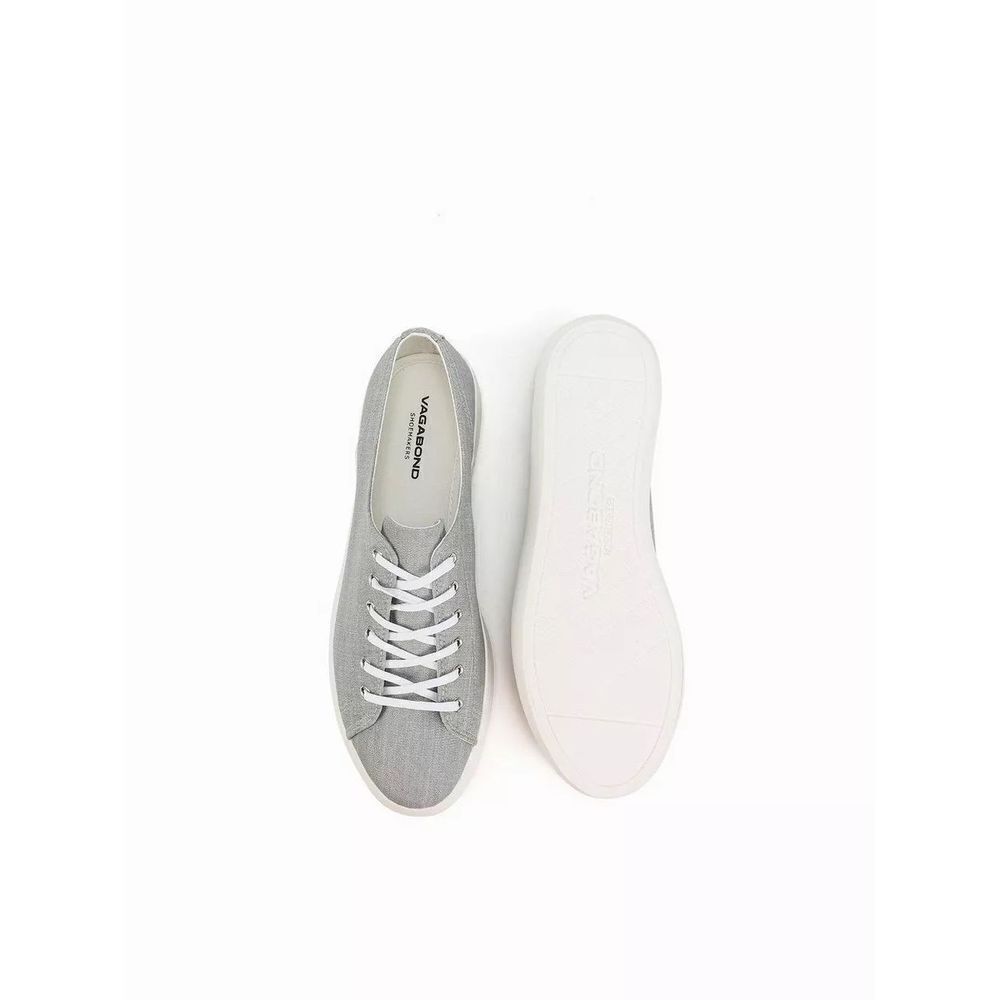 Vagabond Keira Light Grey‎ Canvas Platform Sneaker Size 8.5